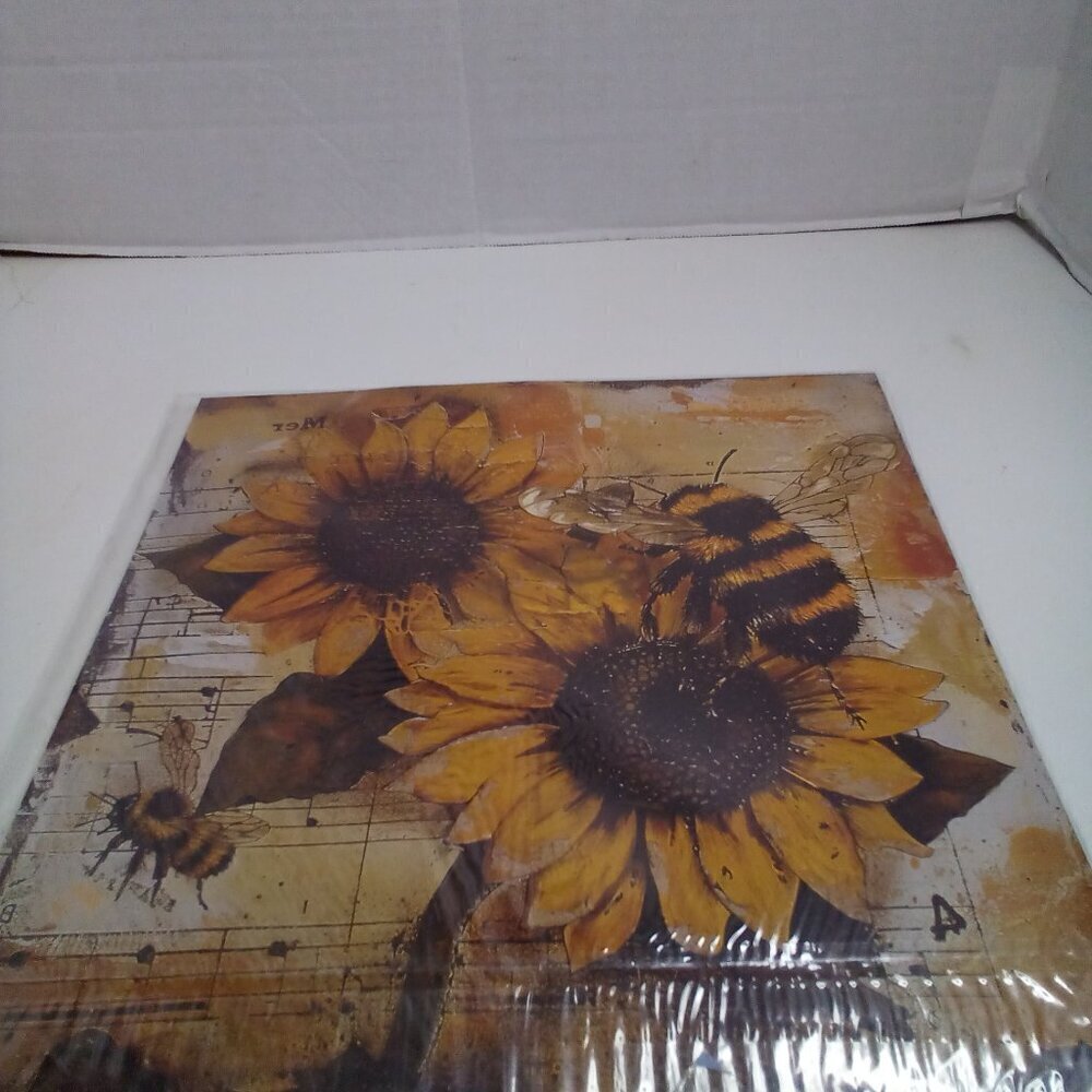 Scrapbooking Paper 12 x 12 Honey Bees Sunflowers 36 Sheets Craft DIY Double Side - Picture 8 of 8